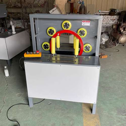 水平缠绕打包机钢管型材包装机直线型缠膜机编织袋打包机自动断膜