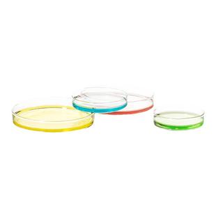 玻璃培养皿高硼硅 耐高温生物实验器材细菌培养60mm75mm90mm100mmGlass Petri Dish