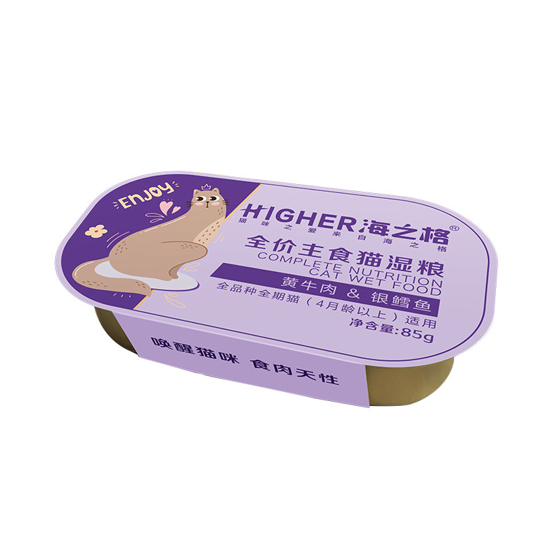 海之格全价主食猫湿粮罐鸡肉牛肉鱼肉全阶段85g*24罐肉泥猫饭餐盒