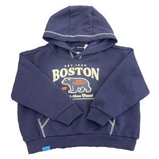 NewBalance NB童装25冬新款男女童儿童加绒帽衫连帽卫衣7CF41053