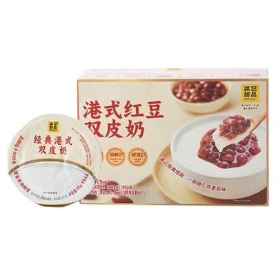 满记甜品速食红豆双皮奶185g*8碗