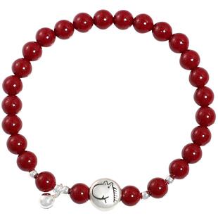2026马年本命年手链属马生肖朱砂手串999足银纯银天然原矿紫金砂