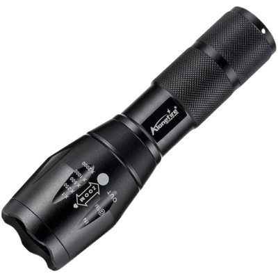 双光源变焦人像摄影手电筒