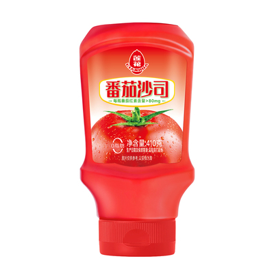 莲花番茄酱儿童家用410g0添加