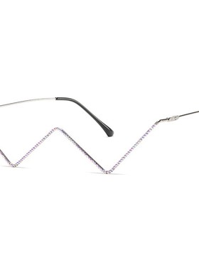 欧美金属ins镜框猫耳太阳眼镜