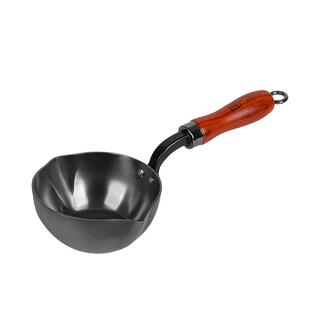 卢记铁锅纯手工锻打泼油锅家用小锅热油专用煎蛋烧油淋油迷你小锅