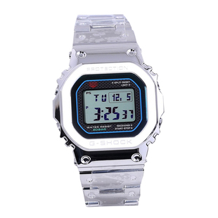 卡西欧MIP屏小金块 GSHOCK太阳能蓝牙电波金属方块手表GMW-BZ5000