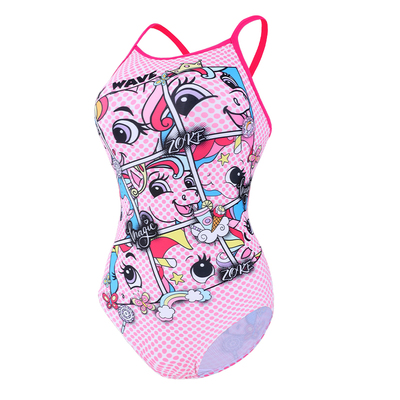 洲克连体三角专业游泳竞速独角兽