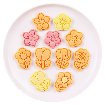 母亲节卡通花朵饼干模具郁金香花