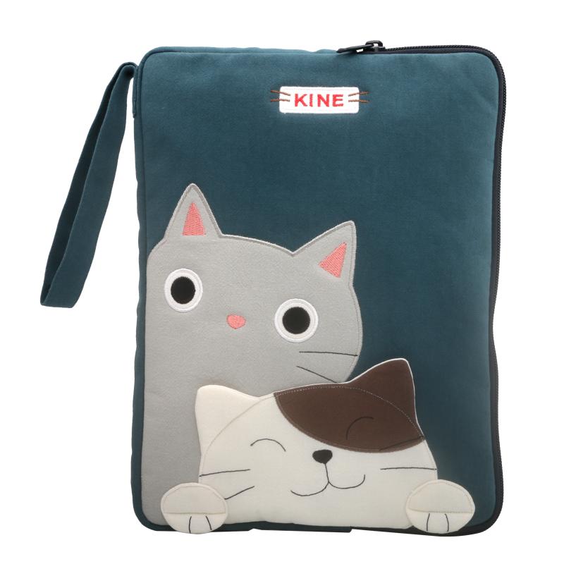 Kine猫可爱兔子卡通布平板电脑包
