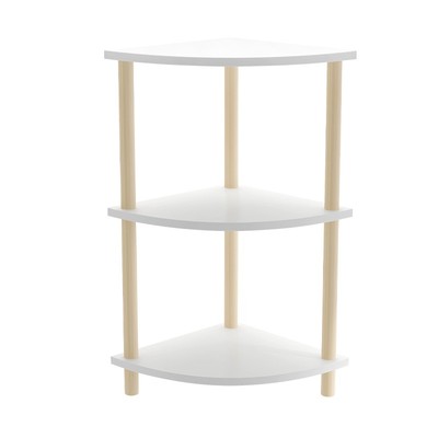 厨房置物架转角墙角收纳架子实木