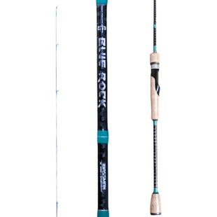 巴斯曼 蓝礁 根钓竿路亚竿2.28L直柄2.36枪柄微物竿实心竿稍2.49L