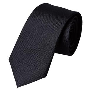 诺斯马丁真丝领带男士商务正装手打纯色桑蚕丝结婚新郎蓝色黑色