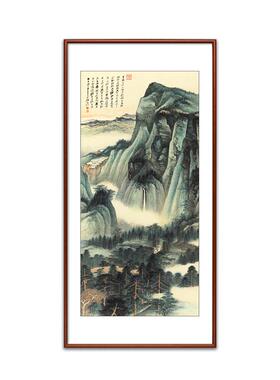 名画峨眉接引殿客厅玄关画