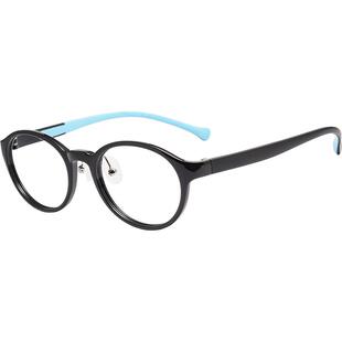 超轻儿童眼镜框硅胶鼻托运动防滑可配远视散光弱视学生近视眼镜架