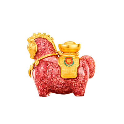南昌印钞鸿运当头马上有钱客厅办公桌面碎钞招财摆件年会伴手礼品