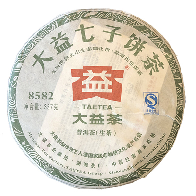 大益普洱茶2011年8582生茶357g