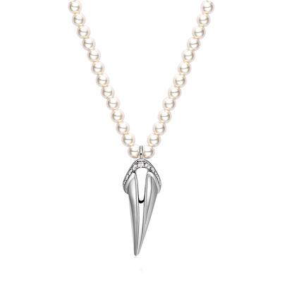 TowerOneSelect官方店TOWERONE獠牙珍珠项链原创设计轻奢高级饰品
