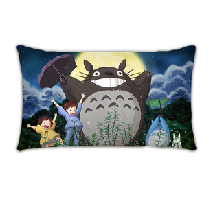 卡通动漫龙猫枕套磨毛48cmx74cm男女学生一只装宿舍枕头套可定做