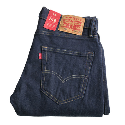 美国原色修身型显瘦微弹牛仔裤