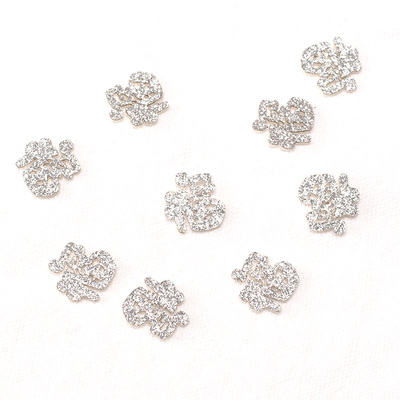 金银线带珠流苏福字红色金粉手工