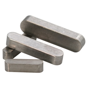 M3M4M5M6M8M10M12mm304不锈钢平键圆角A型平键销方键方料销GB1096