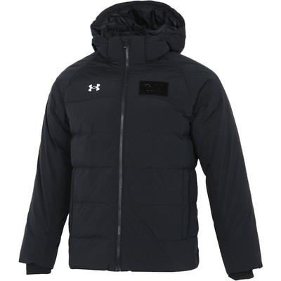 安德玛羽绒服男款连帽外套女保暖休闲运动服秋季新款防风御寒上衣