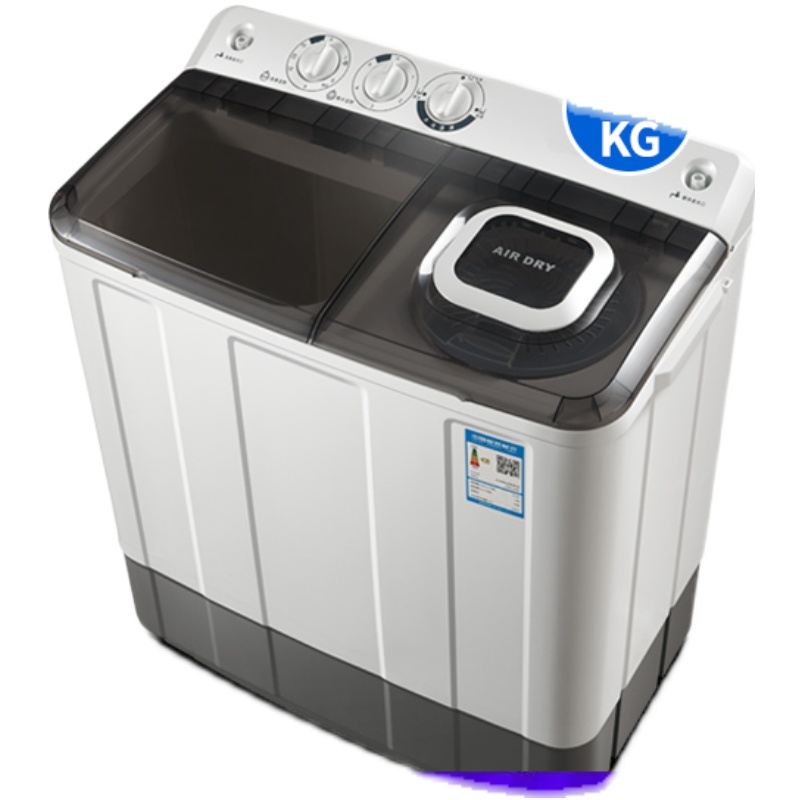 奥克斯10公斤半自动洗衣机双桶筒缸大容量宿舍家用小型迷你脱水