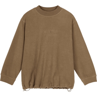 蓬马大童卫衣套头下摆收口logo刺绣秋冬装男女儿童pomme de terre