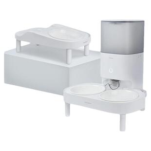 霍曼宠物智能Real自动喂食器增高餐架陶瓷不锈钢碗猫咪定时定量