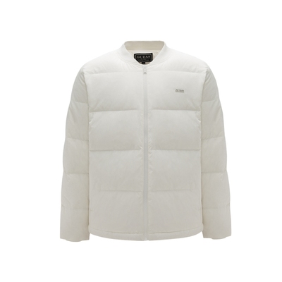 GUESS百搭棒球领绗缝羽绒服