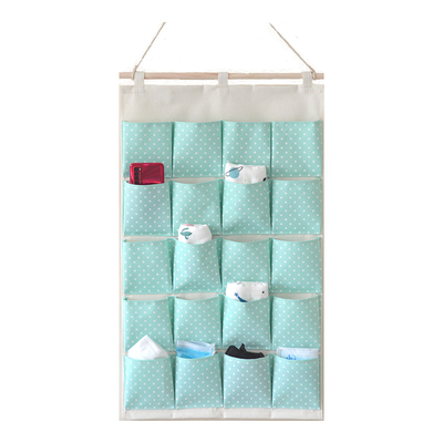 帆布吸汗巾方便老师管理查找挂袋