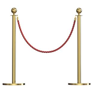 礼宾杆酒店挂绳一米线栏杆不锈钢隔离带排队安全围栏迎宾柱贵宾栏