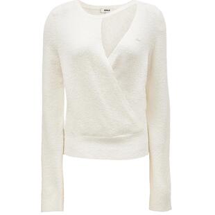 ONLY冬季时尚设计感纯色正肩显瘦毛衣针织衫