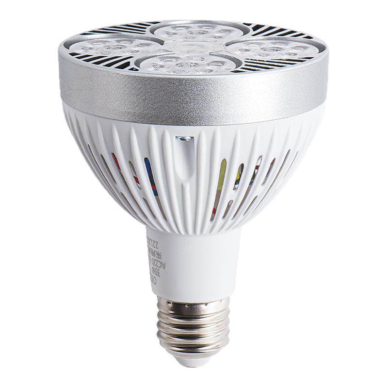 led超亮光源par30cob40WE27彩光