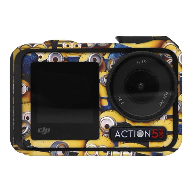 TENGDAFEI适用于大疆action5pro贴纸相机贴膜全包相框改色贴画贴膜DJIOsmoAction5Pro运动相机贴纸支持定制