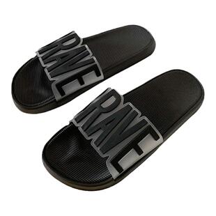 细细条 韩版学生个性字母拖鞋女夏室内外穿防滑软底洗澡凉拖ins潮