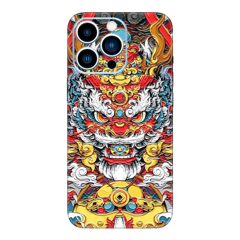 iPhone17浮雕背膜适用苹果16Promax手机贴纸14Pro全包边贴膜13后膜15plus彩膜14