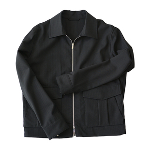 THE REFINERY联名款男士透气流行休闲翻领拉链G9外套夹克铁马今歌