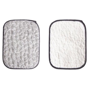 金铂喜双面银丝洗碗布厨房专用抹布棉纱洗碗巾加厚不易沾油百洁布