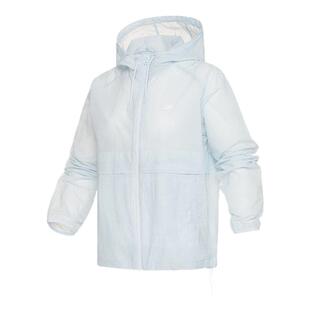 New Balance NB 女款户外跑步防风防泼水连帽外套薄夹克AWJ32303