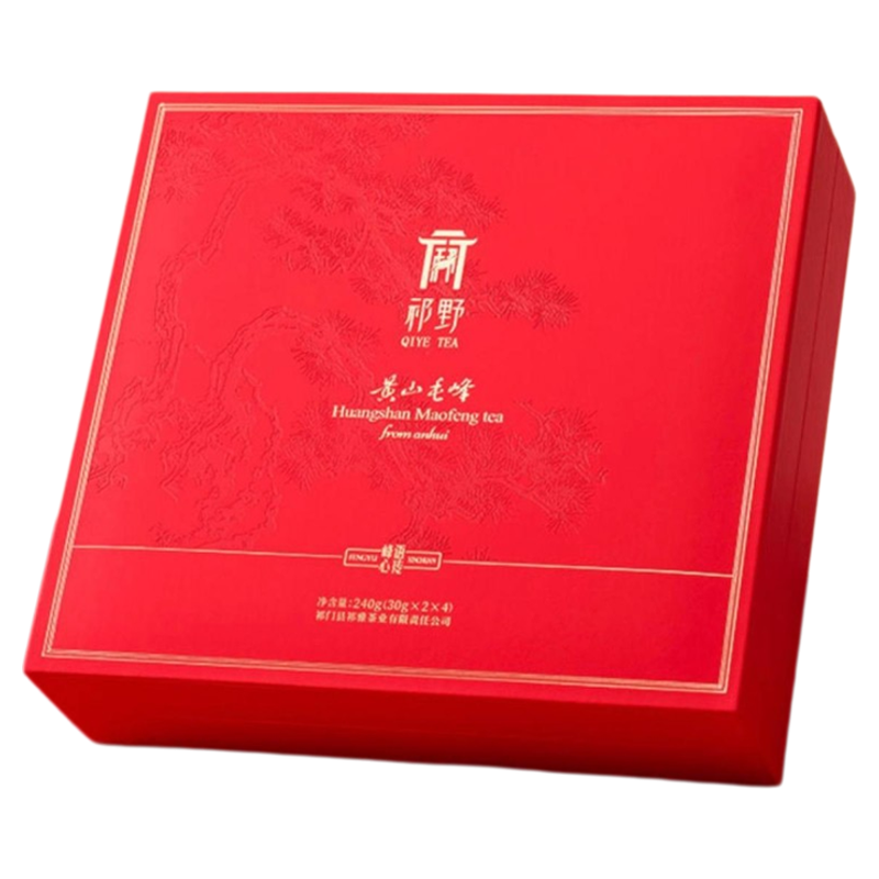 祁野黄山毛峰2026新茶春茶茶叶自己喝明前绿茶安徽毛尖送礼礼盒装
