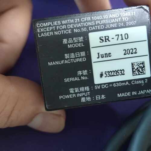 {议价}SR-710基恩士原装实物图，功能测试完好，便宜卖，欢迎咨