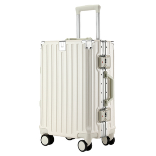 新款铝框行李箱女静音万向轮20寸登机箱结实耐用学生旅行箱男28寸