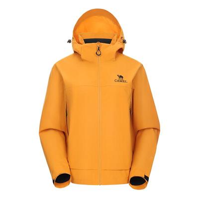 骆驼女装短款冲锋衣外套三合一