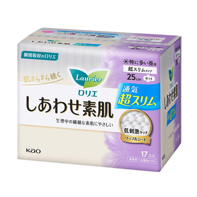 日本花王卫生巾棉柔F系列25cm