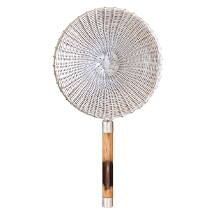 纯银时代足银手工编织茶滤茶漏泡茶公道杯茶叶滤网器茶具配件竹把