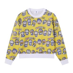 儿童小童圆领机器猫男女童卫衣叮当猫卫衣上新