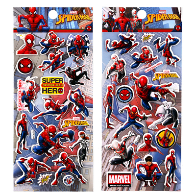 漫威蜘蛛侠立体卡通泡棉贴画