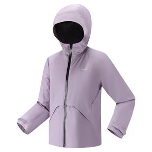 迪卡侬女童户外冲锋衣儿童MH500防水防风硬壳外套三合一秋冬KIDS